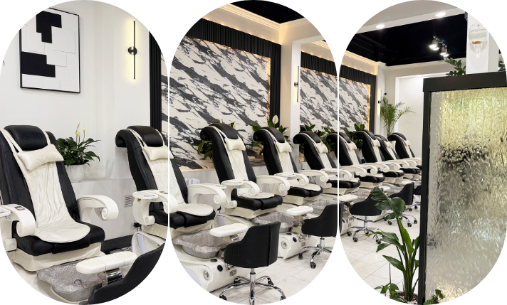 Relaxing spa environment at Sunflower Nails in Greenville SC