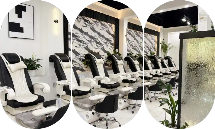 Relaxing spa environment at Sunflower Nails in Greenville SC