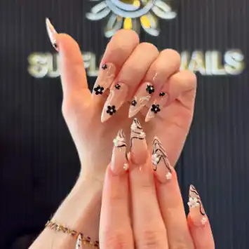 Gel X nail extensions artistry